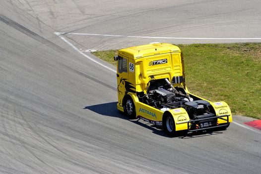 Ales - France - Grand Prix of France trucks May 25th and 26th, 2013 on the circuit of the Cevennes.