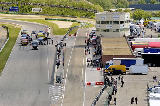 Ales - France - Grand Prix of France trucks May 25th and 26th, 2013 on the circuit of the Cevennes.
