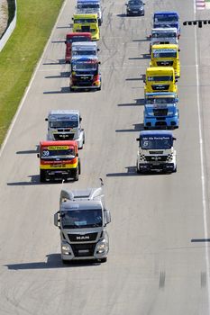 Ales - France - Grand Prix of France trucks May 25th and 26th, 2013 on the circuit of the Cevennes.