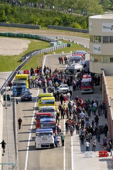 Ales - France - Grand Prix of France trucks May 25th and 26th, 2013 on the circuit of the Cevennes.