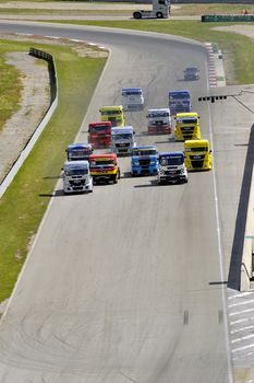 Ales - France - Grand Prix of France trucks May 25th and 26th, 2013 on the circuit of the Cevennes.