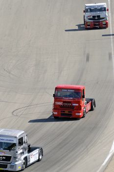 Ales - France - Grand Prix of France trucks May 25th and 26th, 2013 on the circuit of the Cevennes.