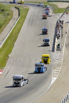 Ales - France - Grand Prix of France trucks May 25th and 26th, 2013 on the circuit of the Cevennes.