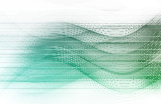 Line Wave Background with Colorful and Clean Art