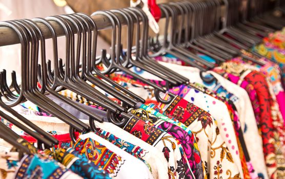 Mix color clothes and Tie on Hangers