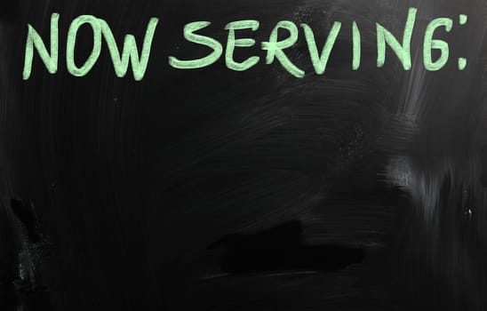 now serving