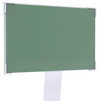 Liquid crystal display. Isolated render on a white background