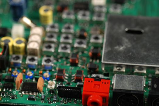 stock pictures of electronic components and boards 