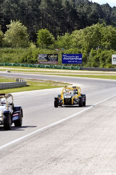 chases of Caterham on the circuit of the Cevennes with Ales in the French department of Gard the May 24th and 25th, 2013. On the circuit