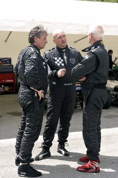 chases of Caterham on the circuit of the Cevennes with Ales in the French department of Gard the May 24th and 25th, 2013. 