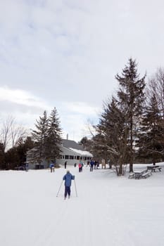 Ski chalet in one of Ontario park