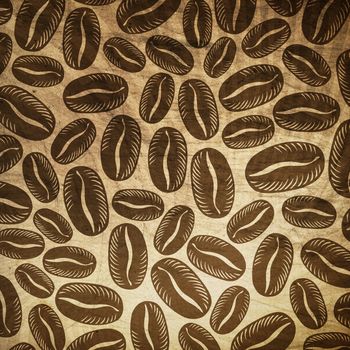 Vintage coffee background.