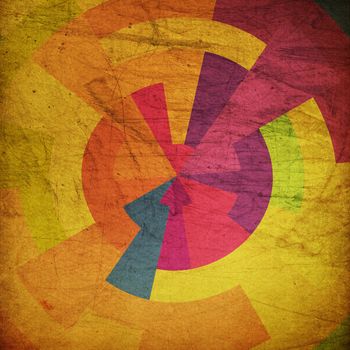 Abstract colorful grunge background