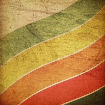 Vintage grunge colorful lines background.