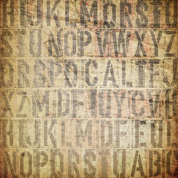 letterpress vintage grunge background