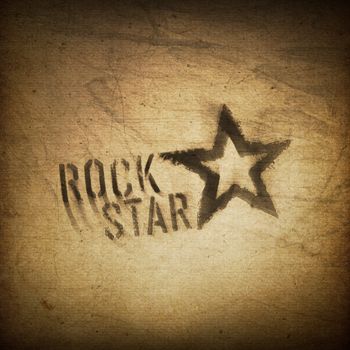 Rock star grunge background