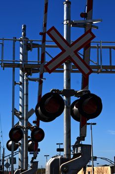  crossing,railway, transportation, train, railroad, transport, 