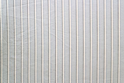 blue shirt fabric with parallel white lines 