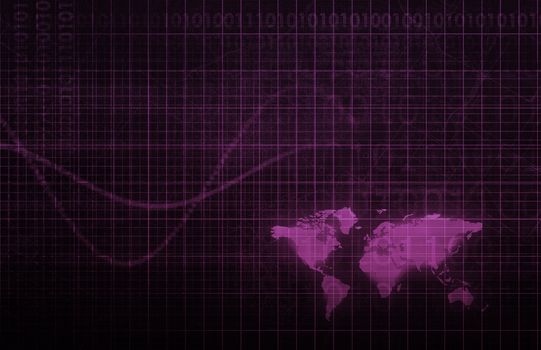 Digital Background Internet Concept as a Art