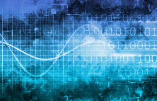 Information Technology or IT as a Art Background