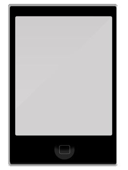 Smartphone isolated on white background