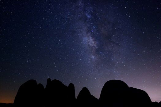 Night Time Long Exposure of the Milky Way Galaxy