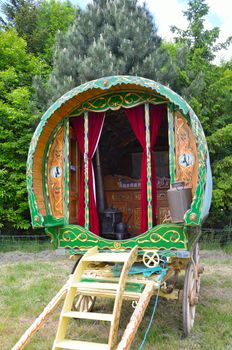 Traditional gypsy caravan