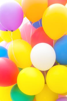 Multicolored Balloon Background