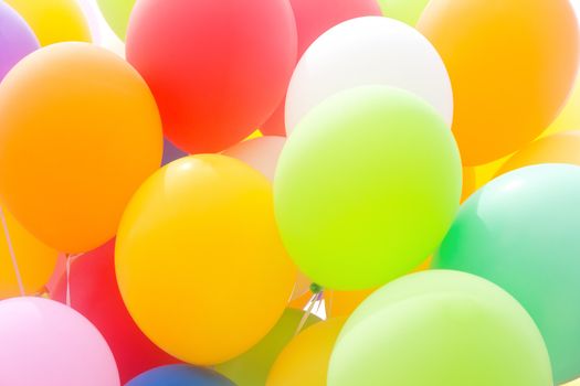 Multicolored Balloon Background