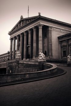 Pallas Athene in front of austrian parliament, Vienna, Austria