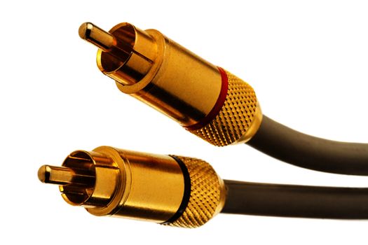 Audio video cables on in high resolution