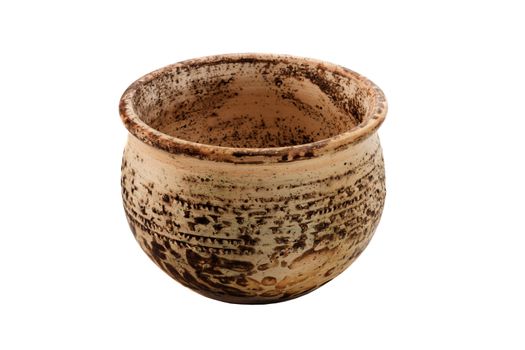 Clay cup with texture in high resolution