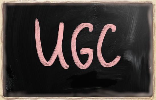 social media concept - text on a blackboard.