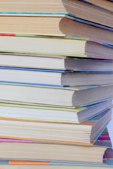 Image of stack old hardcover bound books