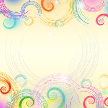 abstract background - paint color circles and dots