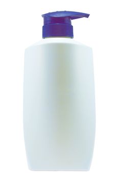 Plastic Clean White Bottle With pink Dispenser Pump