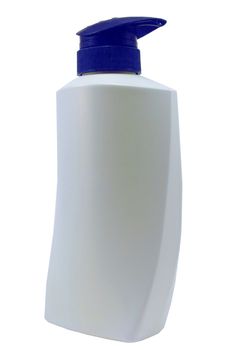 Plastic Clean White Bottle With pink Dispenser Pump