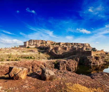 Majestic Mehrangarh Fort, Jodhpur, Rajasthan, India