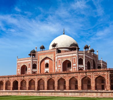 Humayun's Tomb. Delhi, India. UNESCO World Heritage Site