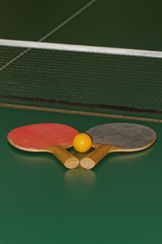 table tennis playing set (ping-pong)