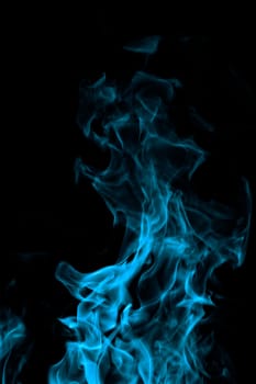 blue flames of fire as  abstract backgorund