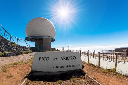 Pico do Arieiro, the 3rd highest mountain of Madeira, Portugal