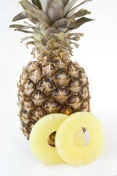 Studio shot of fresh pineapple