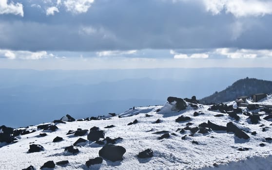 view of  Etna volcano. sicily