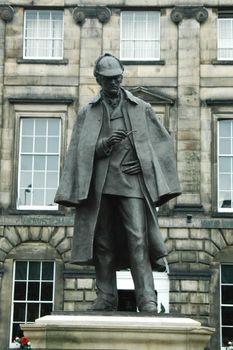 Monument dedicated to Arthur Conan Doyle in Edinburgh, Scotland