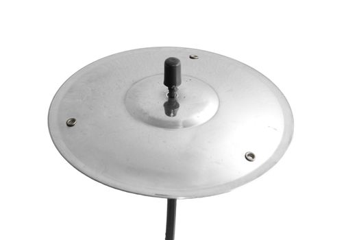 plate from the drum on a white background