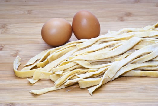 fresh egg noodles homemade. italian pasta