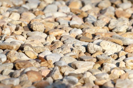 pebbles with shallow focus for background use