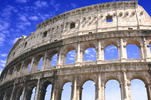 Ancient Colosseum, Rome, Italy