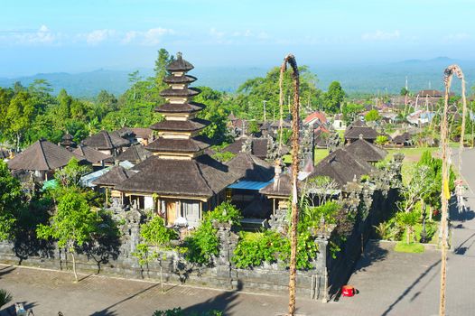 The Mother Temple of Besakih, or Pura Besakih is the most important, the largest and holiest temple of Hindu religion in Bali